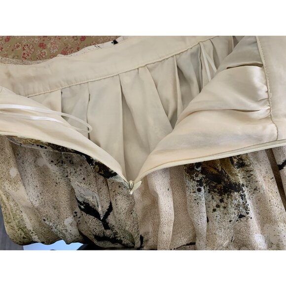 Rare Morrison Fabrics Australia Clare Skirt Splashed Midi Silk NWT $599 8755 - Picture 4 of 7